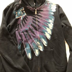 DC zip up hoodie